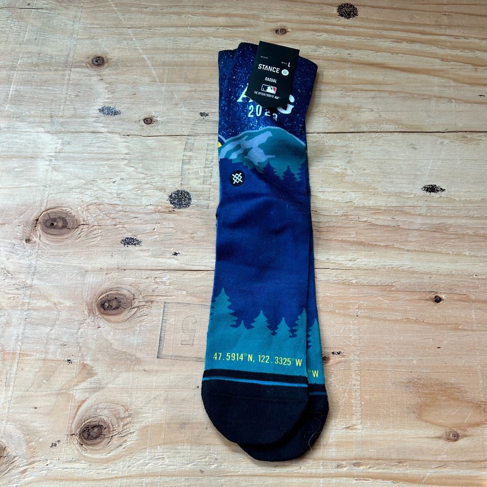 NWT Stance Casual crew socks, men's L (9-13), 2023 All Star Game, green, MLB, AL